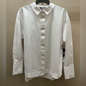 DKNY white blouse